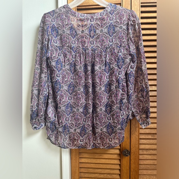 Joie XS printed silk blouse - Picture 4 of 6